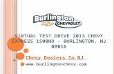 Virtual Test Drive 2013 Chevy Express 1500HD – Burlington, NJ 08016