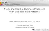 Modeling Flexible Business Processes with Business Rule Patterns