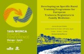 Devoloping and Specific Rural Training Programme for European Trainees in Family Medicine. Wonca Europe 2010. Malaga