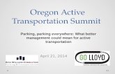 ATS14 Parking, Parking Everywhere: What Better Management Could Mean For Active Transportation - Rick Williams