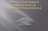 Application based fabrication of composite materials