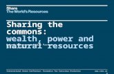 Adam Parsons: Sharing the Commons: Wealth, Power and Natural Resources