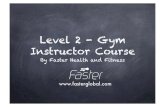 Level 2 Course notes to become a Personal Trainer