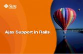 Ajax Support in Rails Ajax Support in Rails