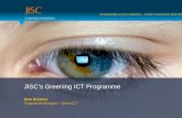 JISC's Greening ICT Programme