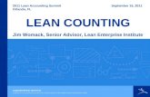 Lean  Counting  Keynote,  Jim  Womack,  Lean  Accounting  Summit,  September 14, 2011