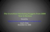 Crunchy Marketing Nuggets 2009 Year in Review