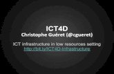 ICT4D course 2013 - Low resources infrastructure