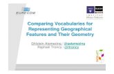 Comparing Vocabularies for Representing Geographical Features and Their Geometry