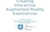 Creating Interactive Augmented Reality Experiences