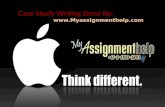 Apple Case Study Presentation -
