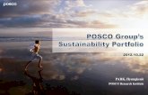 POSCO Group's Sustainability Portfolio Presentation at Singapore-Korea Business Roundtable 2012