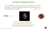 Climate Change Actions