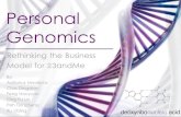 Personal Genomics: Business Model for 23andMe