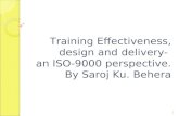Training effectiveness-ISO Prospective