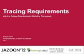 Jazoon12: Tracing Requirements with the Eclipse Requirements Modeling Framework
