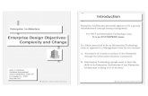 Enterprise Design Objectives: Complexity and Change