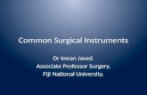 Common surgical instruments