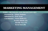 Retailing & Promotion Mix
