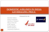 Case domestic airlines in india leveraging price ppt