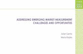 Addressing Emerging Market Measurement Challenges and Opportunities - presentation from I-COM Summit, Seville 2014