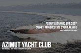 AZIMUT Leonardo 98 E, 2007, 4.400.000 € For Sale Brochure. Presented By azimut-yachtclub.com