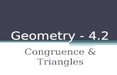 4.2 Congruence and Triangles
