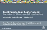Meeting needs at higher speed: Improved service delivery through high-speed broadband - Paul Russell
