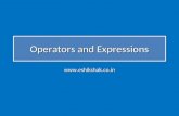 Mesics lecture  4   c operators and experssions