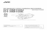 JVC GY-HM150E Manual