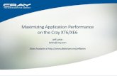 Maximizing Application Performance on Cray XT6 and XE6 Supercomputers DOD-MOD Users Group 2010