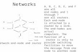 Networks Network:end-node and router