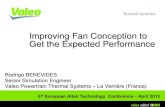 Improving Fan Conception to Get the Expected Performance