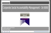 Corporate Social Accountability Management - SA 8000