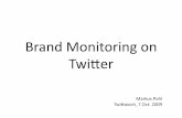 Brand Monitoring On Twitter   Presentation Twittwoch 7 Oct. 2009