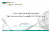 Video Streaming Technologies Marcel Klaasen Fnb Biznetwork