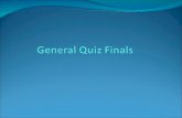 General Open Quiz Ver 2.0 Finals