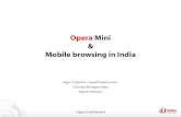 Opera Mini, Mobile Browsing India By Sagar