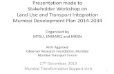 Comments on TOD policy in Mumbai Development Plan 2014