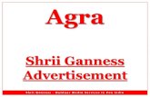 Agra Outdoor Advertising Advertisement Branding Outdoor Advertising Advertising Media - Shrii Ganness Advt - Unipole Gantry Hoarding Bus Que Shelter Outdoor Advertising Advertisement
