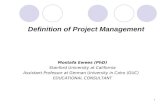 Definition Of Project Management