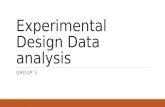 Experimental design data analysis