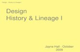 Design history & lineage i