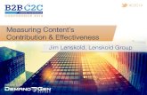 Measuring Content’s  Contribution And Effectiveness
