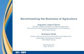 Benchmarking the Business of Agriculture