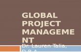 Global project management