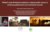 Mixed crop-livestock systems: Indispensable means to achieving global food and nutritional security