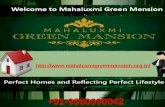 Mahaluxmi green mansion   ppt