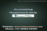 Different fields of accounting