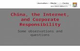 China the Internet and Corporate Responsibility